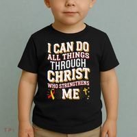 Can Do All Things Through Christ Hepatitis Awareness Toddler T-Shirt thumb 2