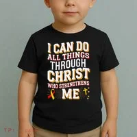 Can Do All Things Through Christ Hepatitis Awareness Toddler T-Shirt thumb 2