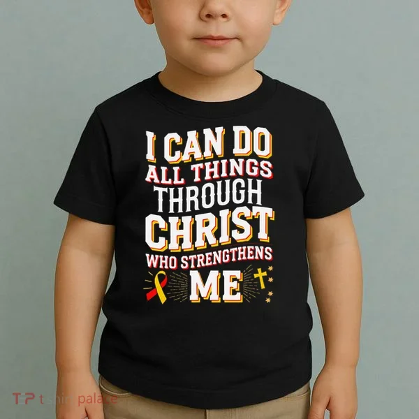 Can Do All Things Through Christ Hepatitis Awareness Toddler T-Shirt