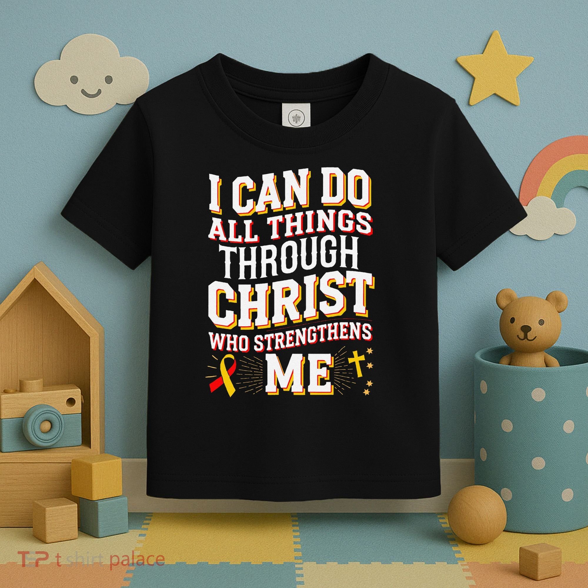 Can Do All Things Through Christ Hepatitis Awareness Toddler T-Shirt