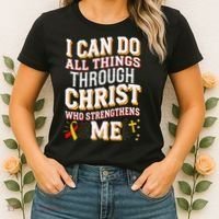 Can Do All Things Through Christ Hepatitis Awareness Women's T-Shirt thumb 2