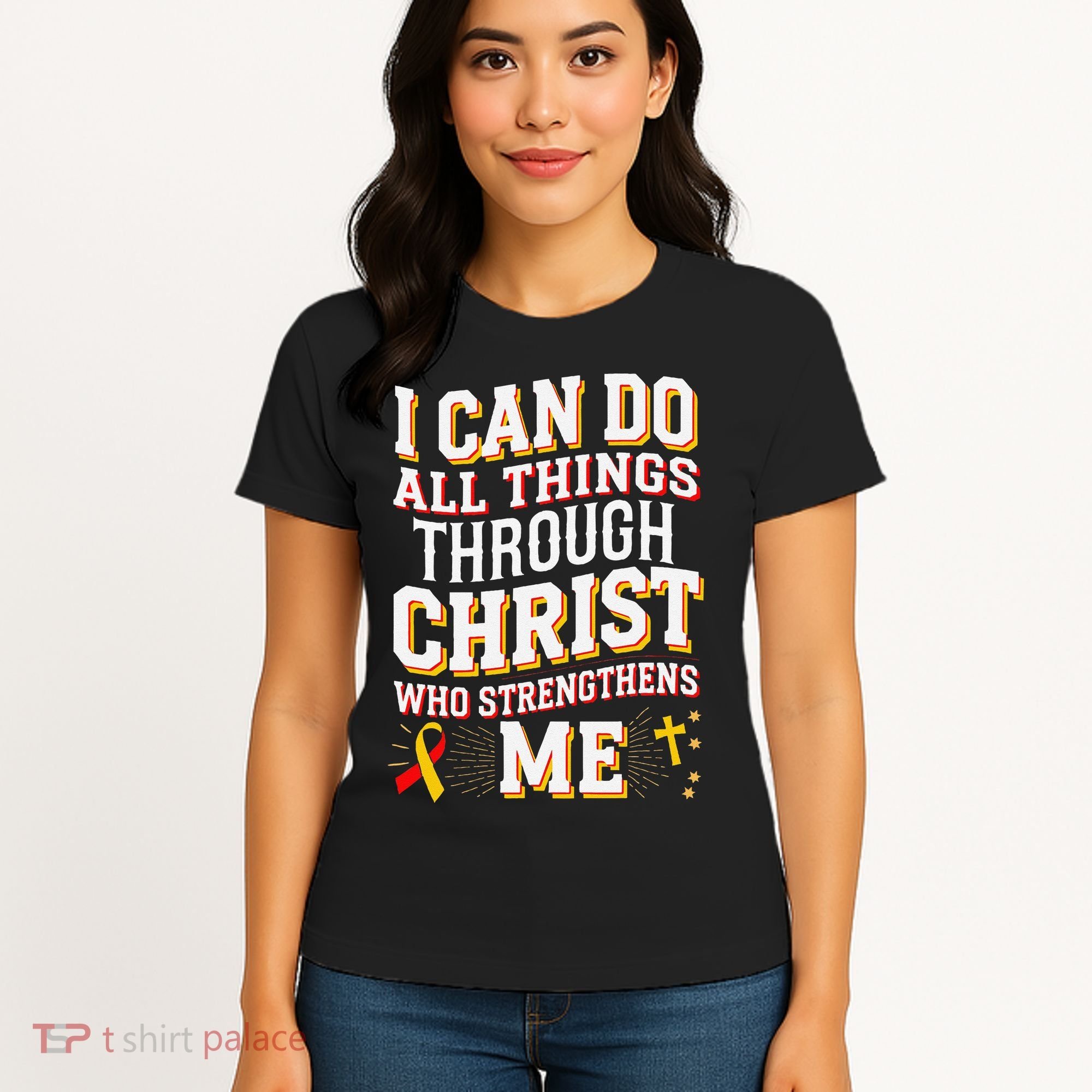 Can Do All Things Through Christ Hepatitis Awareness Women's T-Shirt