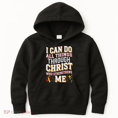 Can Do All Things Through Christ Hepatitis Awareness Kids Hoodie