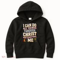 Can Do All Things Through Christ Hepatitis Awareness Kids Hoodie thumb 0