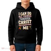 Can Do All Things Through Christ Hepatitis Awareness Kids Hoodie thumb 4