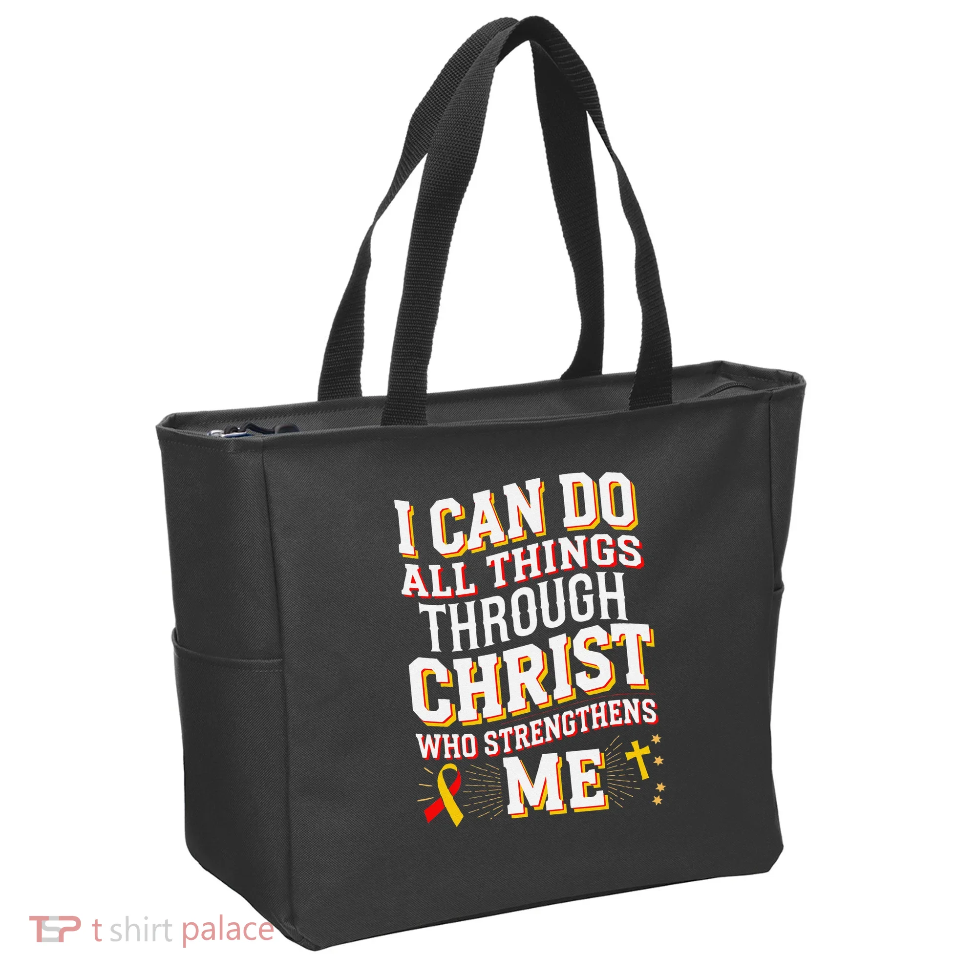 Can Do All Things Through Christ Hepatitis Awareness Tote Bag