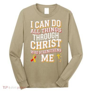 Can Do All Things Through Christ Hepatitis Awareness Long Sleeve Shirt