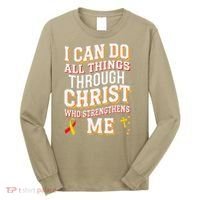 Can Do All Things Through Christ Hepatitis Awareness Long Sleeve Shirt thumb 0