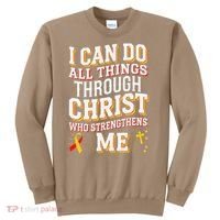 Can Do All Things Through Christ Hepatitis Awareness Sweatshirt thumb 0