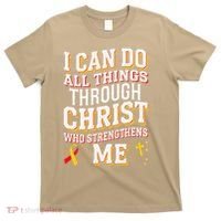 Can Do All Things Through Christ Hepatitis Awareness T-Shirt thumb 0