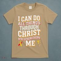 Can Do All Things Through Christ Hepatitis Awareness T-Shirt thumb 5