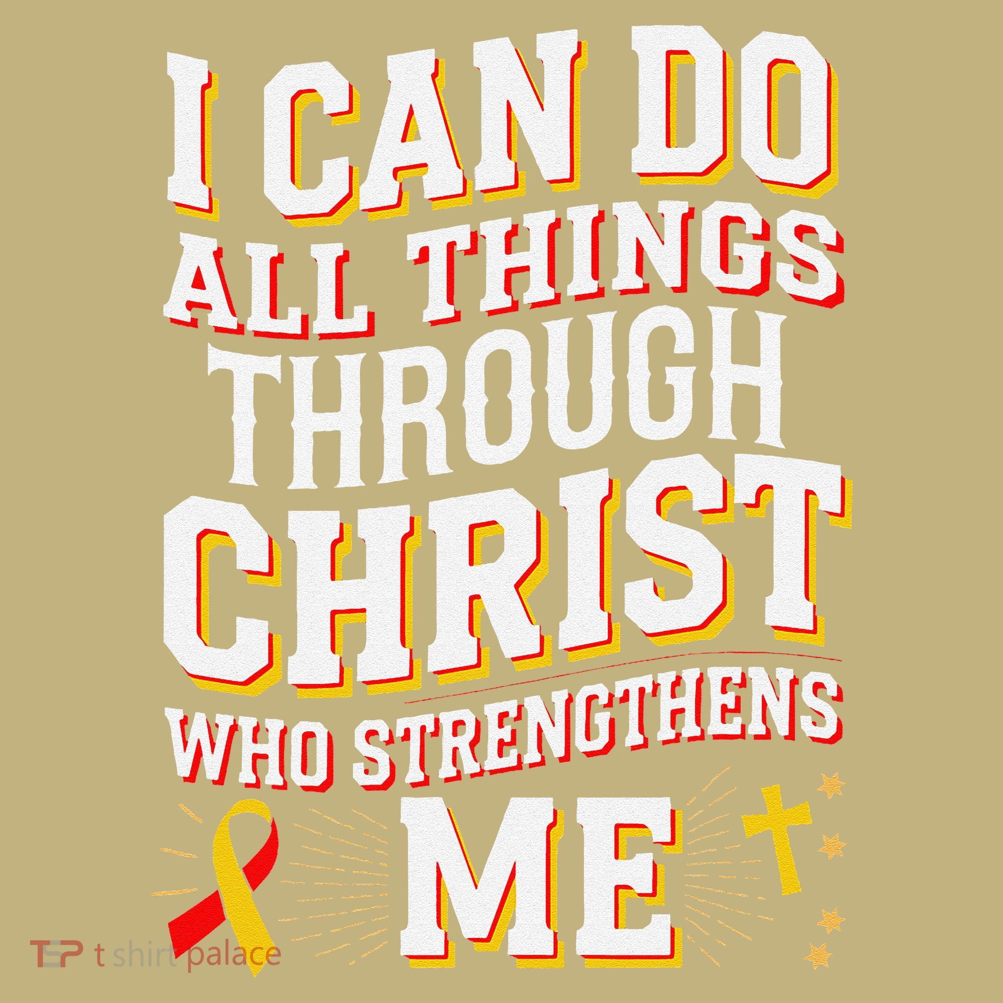 Can Do All Things Through Christ Hepatitis Awareness Button