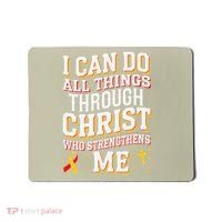 Can Do All Things Through Christ Hepatitis Awareness Mousepad thumb 0