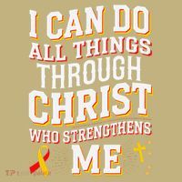 Can Do All Things Through Christ Hepatitis Awareness Mousepad thumb 1