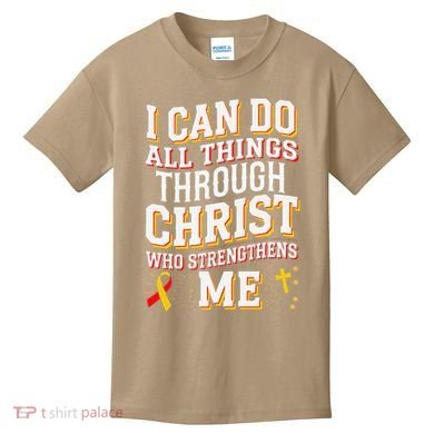 Can Do All Things Through Christ Hepatitis Awareness Kids T-Shirt