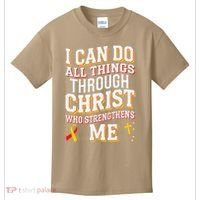 Can Do All Things Through Christ Hepatitis Awareness Kids T-Shirt thumb 0