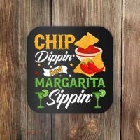 Chip Dippin' And Margarita Sippin Cinco De Mayo T Coaster thumb 0