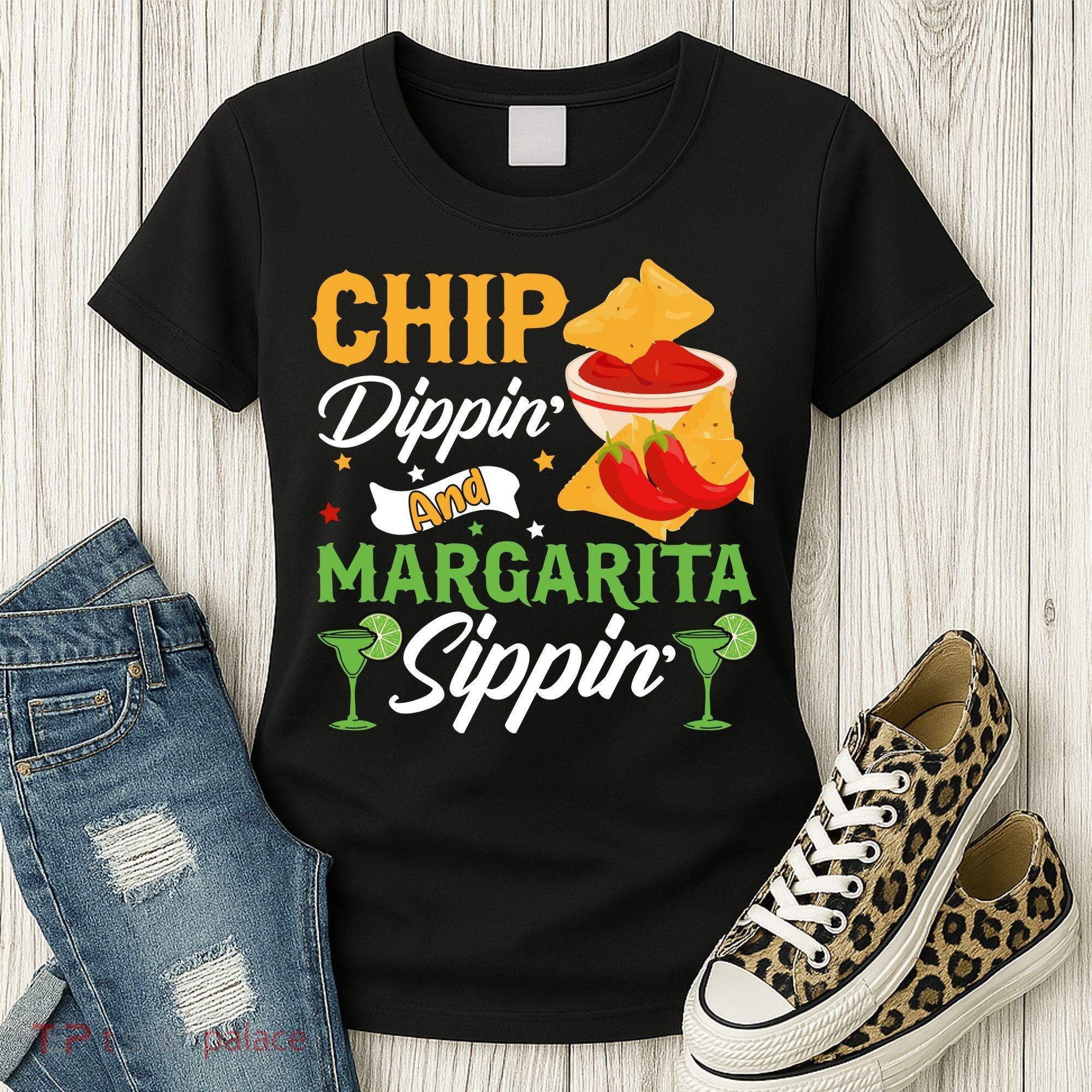 Chip Dippin' And Margarita Sippin Cinco De Mayo T Women's T-Shirt