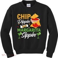 Chip Dippin' And Margarita Sippin Cinco De Mayo T Kids Sweatshirt thumb 0