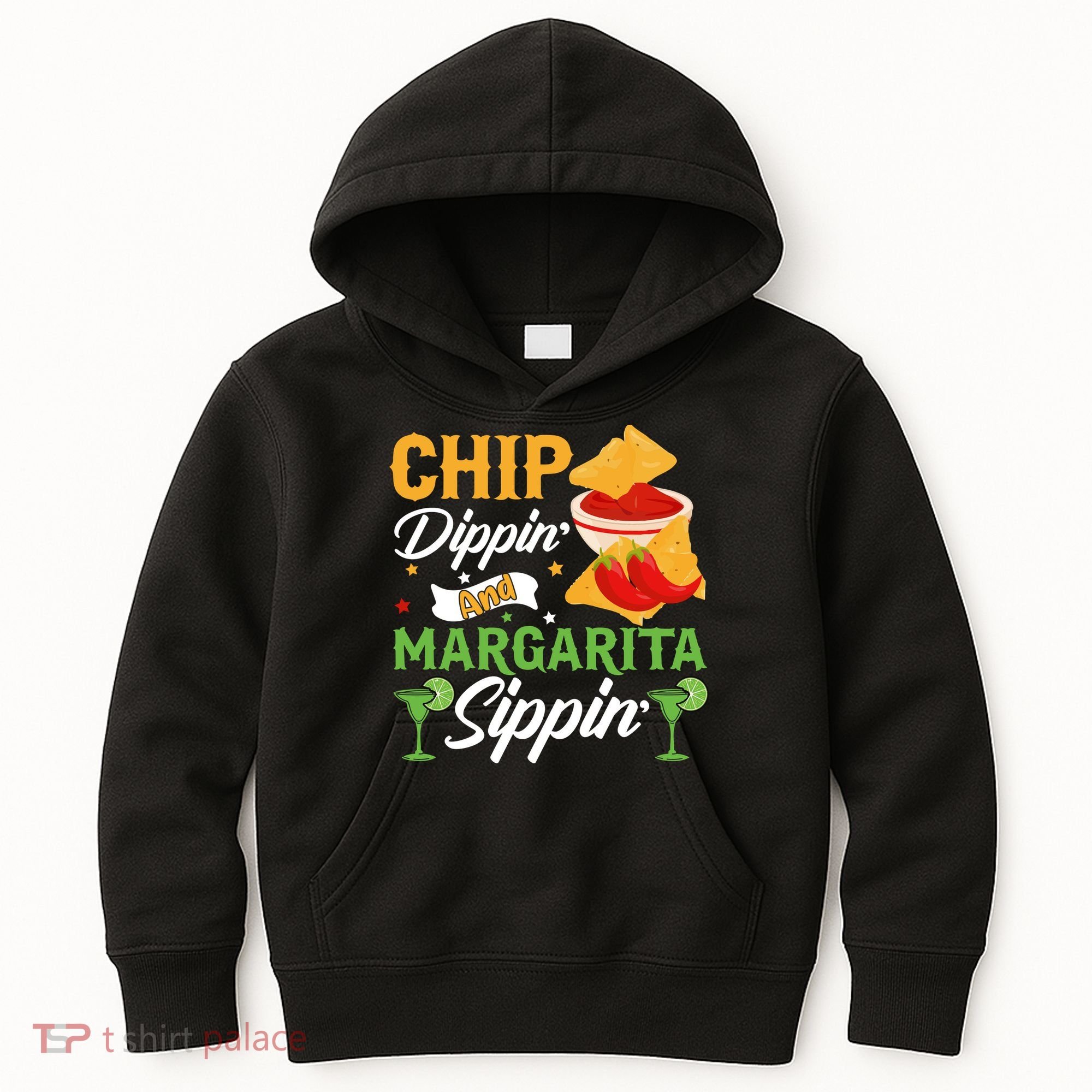 Chip Dippin' And Margarita Sippin Cinco De Mayo T Kids Hoodie
