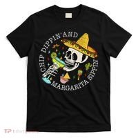 Chip Dippin And Margarita Sippin Cinco De Mayo Drinking T-Shirt thumb 0