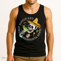 Chip Dippin And Margarita Sippin Cinco De Mayo Drinking Tank Top thumb 3