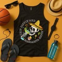 Chip Dippin And Margarita Sippin Cinco De Mayo Drinking Tank Top thumb 4
