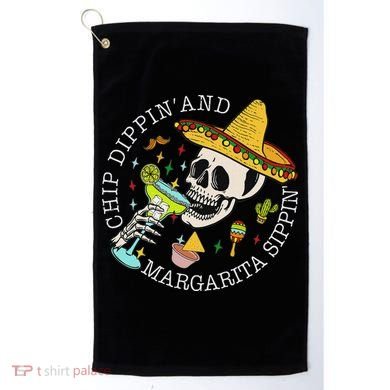 Chip Dippin And Margarita Sippin Cinco De Mayo Drinking Golf Towel