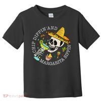 Chip Dippin And Margarita Sippin Cinco De Mayo Drinking Toddler T-Shirt thumb 0