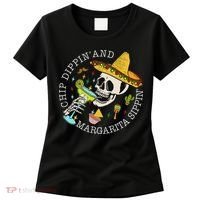 Chip Dippin And Margarita Sippin Cinco De Mayo Drinking Women's T-Shirt thumb 0