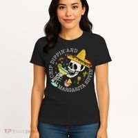 Chip Dippin And Margarita Sippin Cinco De Mayo Drinking Women's T-Shirt thumb 4