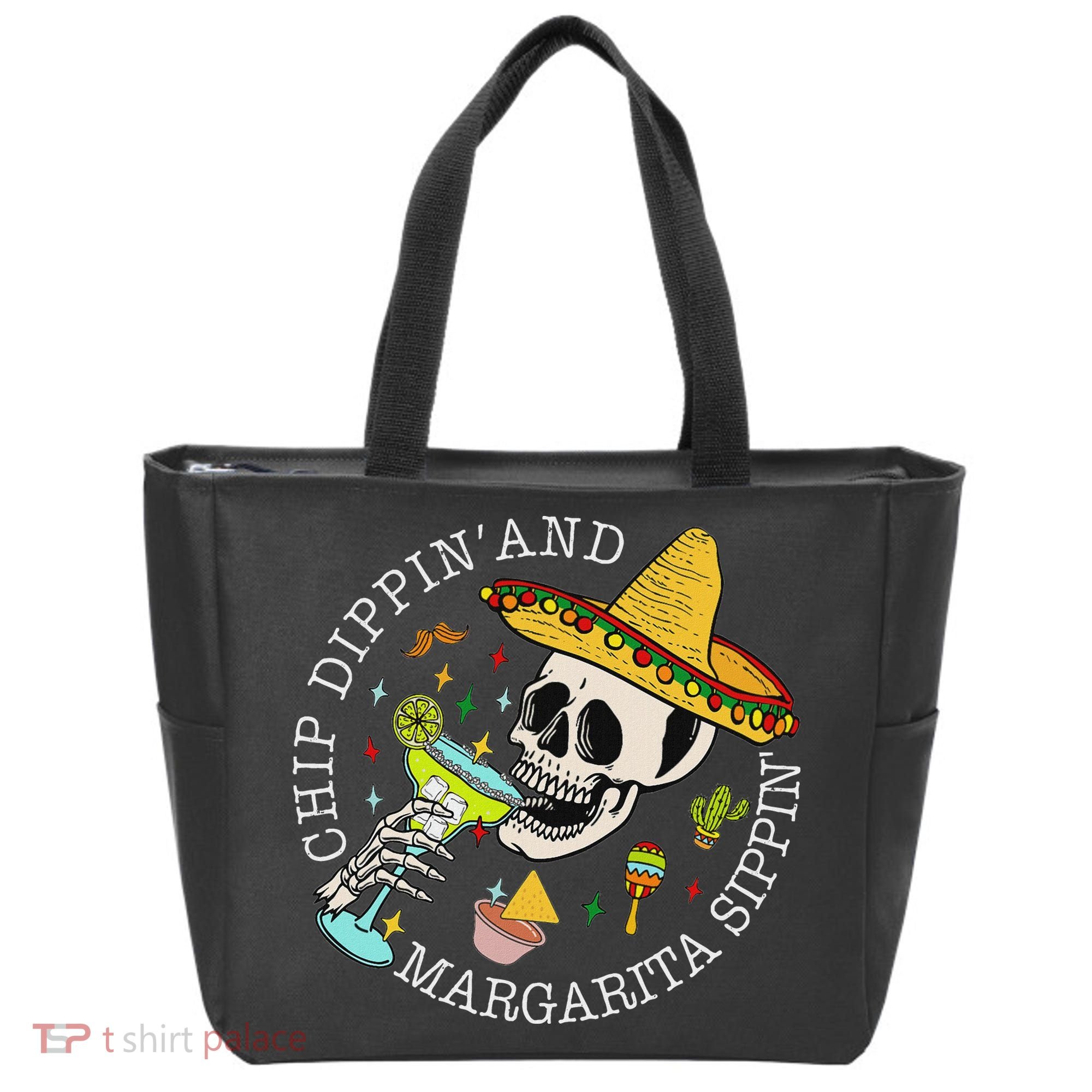 Chip Dippin And Margarita Sippin Cinco De Mayo Drinking Tote Bag