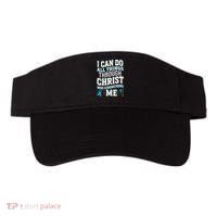 Can Do All Things Through Christ Prostate Cancer Awareness Visor thumb 0