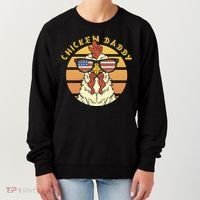 Chicken Daddy American Flag Funny Women's Sweatshirt thumb 0