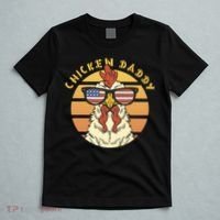 Chicken Daddy American Flag Funny T-Shirt thumb 5
