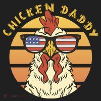 Chicken Daddy American Flag Funny Tumbler thumb 3
