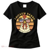 Chicken Daddy American Flag Funny Women's T-Shirt thumb 0