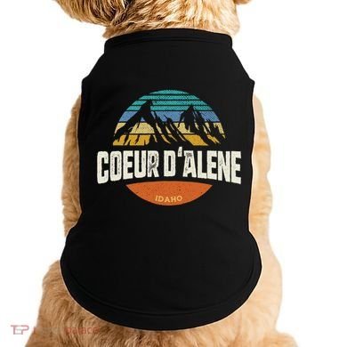 Coeur D Alene Gift Idaho Cool Gift Doggie Tank