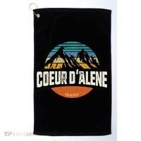 Coeur D Alene Gift Idaho Cool Gift Golf Towel thumb 0