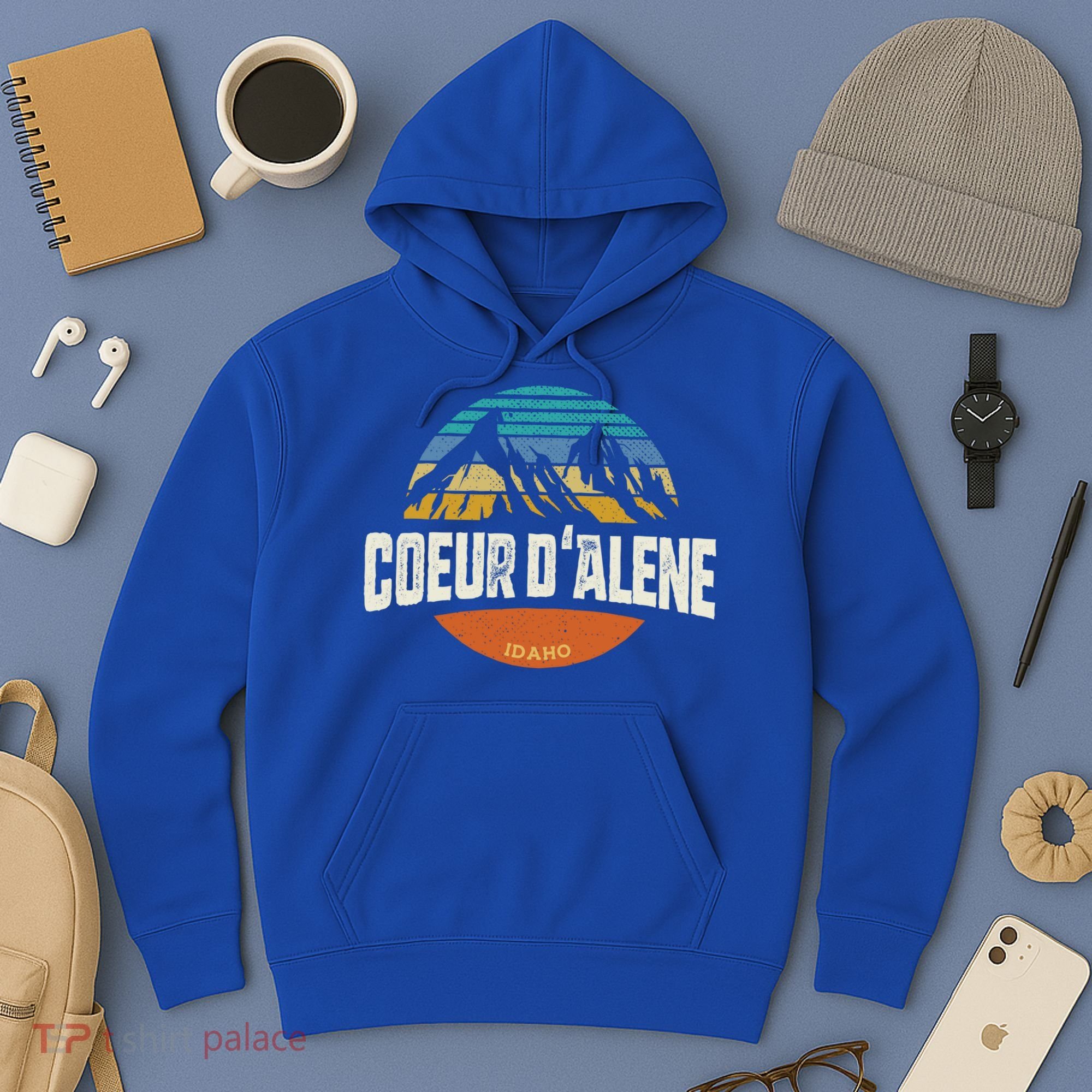 Coeur D Alene Gift Idaho Cool Gift Hoodie