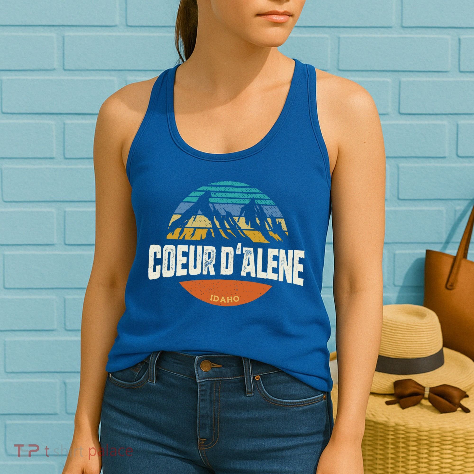 Coeur D Alene Gift Idaho Cool Gift Women's Tank Top