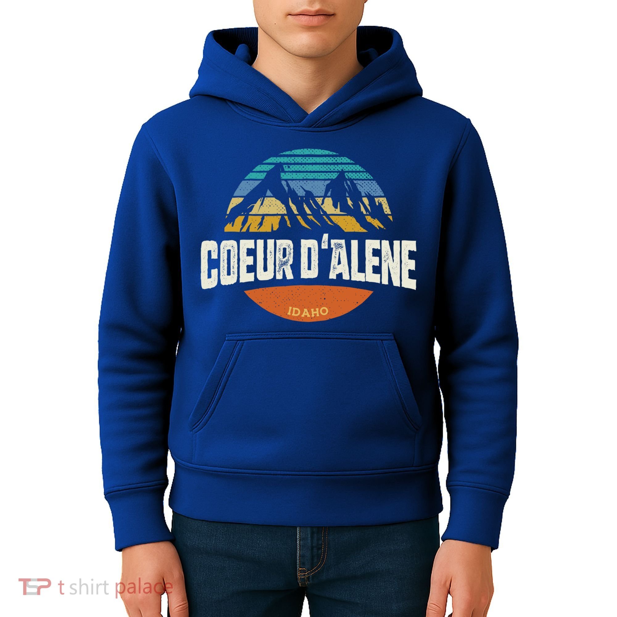 Coeur D Alene Gift Idaho Cool Gift Kids Hoodie