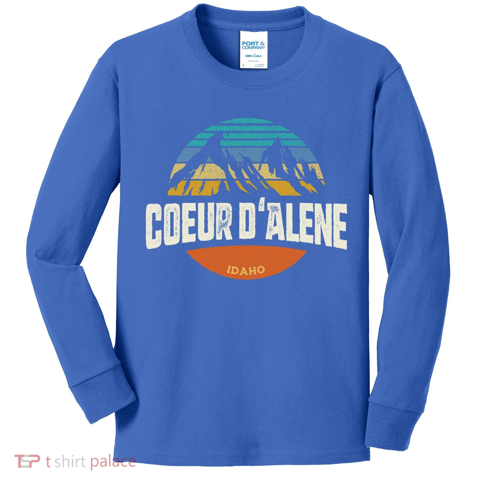 Coeur D Alene Gift Idaho Cool Gift Kids Long Sleeve Shirt