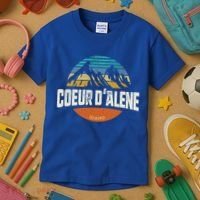 Coeur D Alene Gift Idaho Cool Gift Kids T-Shirt thumb 3
