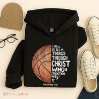 Can Do All Things Through Christ Philippians 413 Basketball Hoodie thumb 4