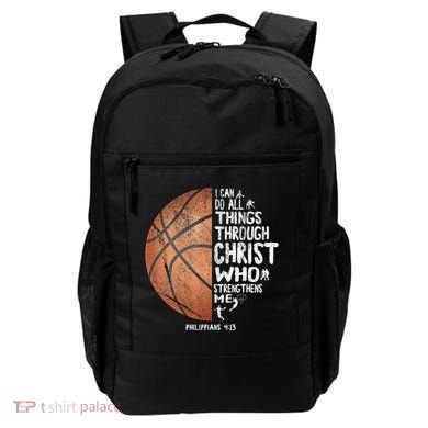 Can Do All Things Through Christ Philippians 413 Basketball Backpack