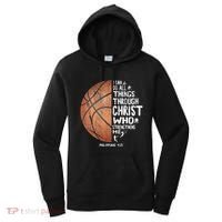 Can Do All Things Through Christ Philippians 413 Basketball Women's Hoodie thumb 0