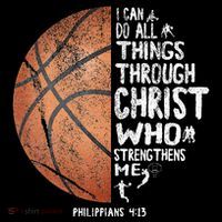 Can Do All Things Through Christ Philippians 413 Basketball Women's Hoodie thumb 2