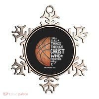 Can Do All Things Through Christ Philippians 413 Basketball Ornament thumb 0