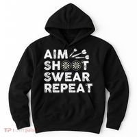 Cool Darts Art For Men Women Dart Player Throwing Sport Hoodie thumb 0